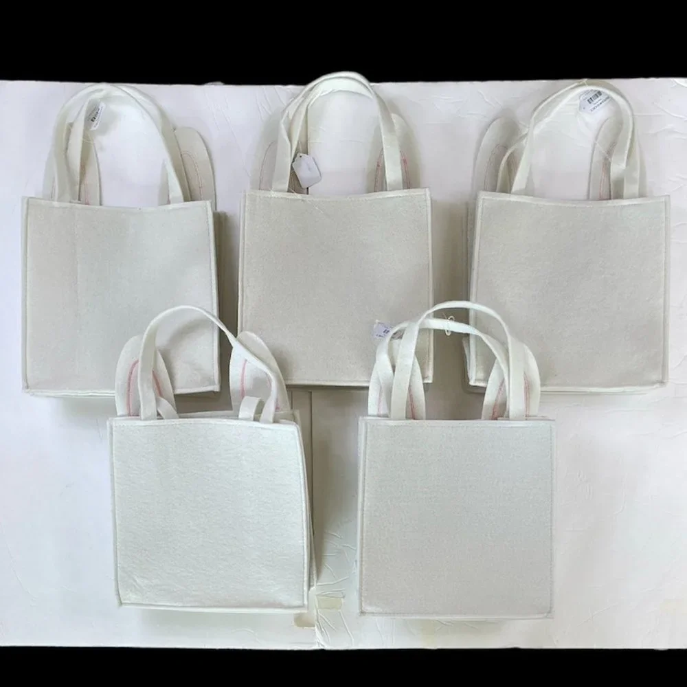 Paper Source Bunny Felt CRAFT Tote Bag, 10